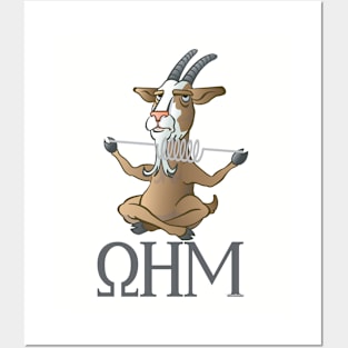 Ω VAPE Shirt | OHM Goat Posters and Art